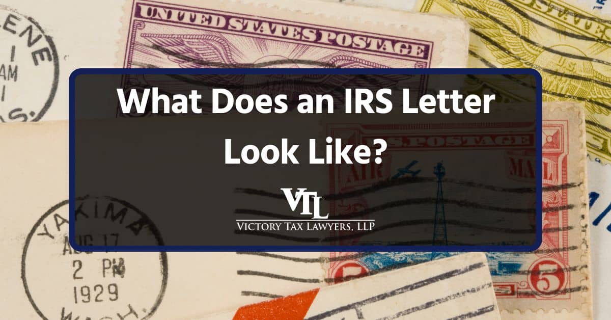 What Does an IRS Letter Look Like?