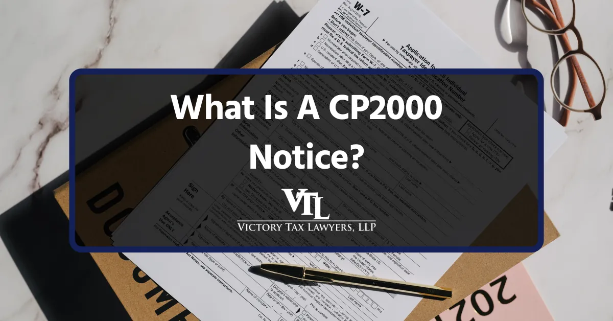 What Is A CP2000 Notice?