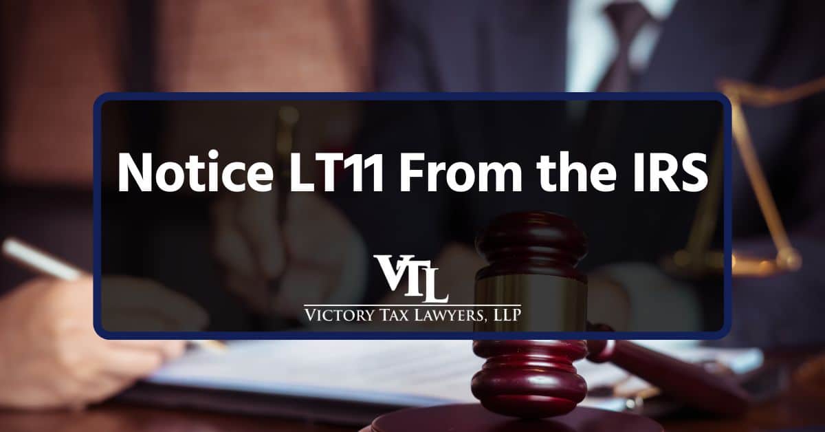 Notice LT11 From the IRS