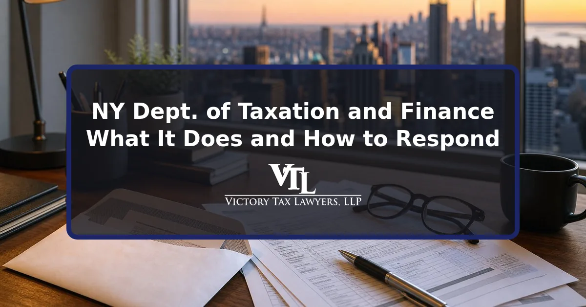 What Is the New York Department of Taxation and Finance and What Can It Do?