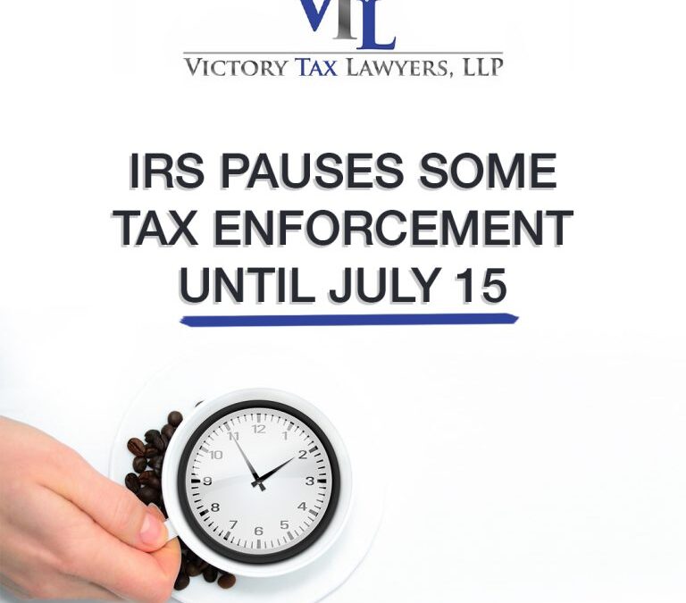 IRS Pausing Tax Enforcement
