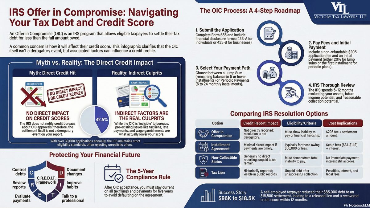 Does Offer in Compromise Affect Credit?