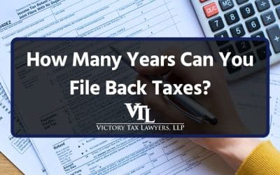 How Many Years Can You File Back Taxes?